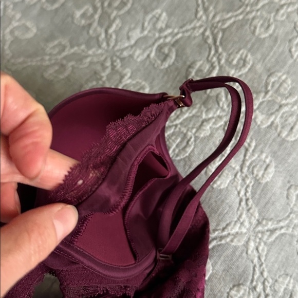 Victoria's Secret Deep Purple Lace Bra Maternity Nursing - Picture 8 of 10